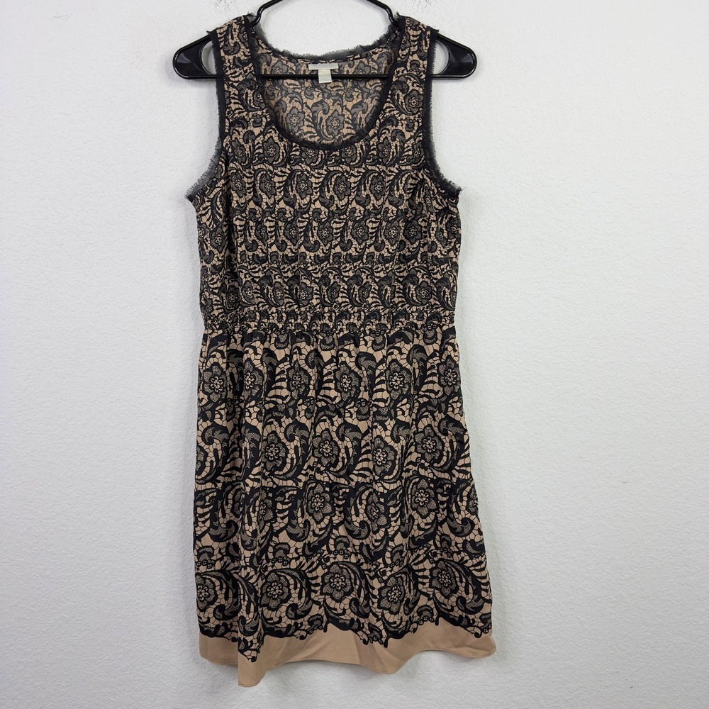 Rodarte for Target Dress‎ Womens L Black Lace Overlay Romantic Whimsigoth Retro
